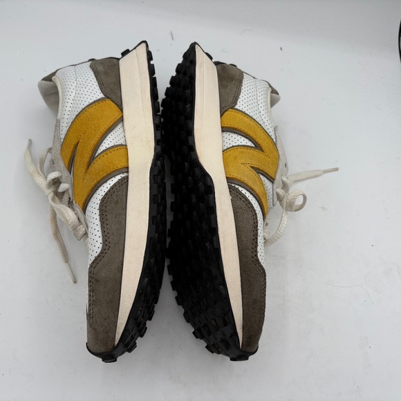 New Balance MS327PO White/Yellow/Olive Men's Sneaker Sz 10 - Picture 3 of 12